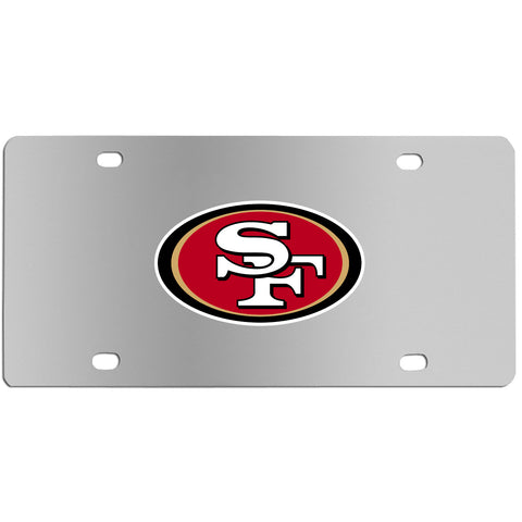 San Francisco 49ers Steel License Plate - Wall Plaque