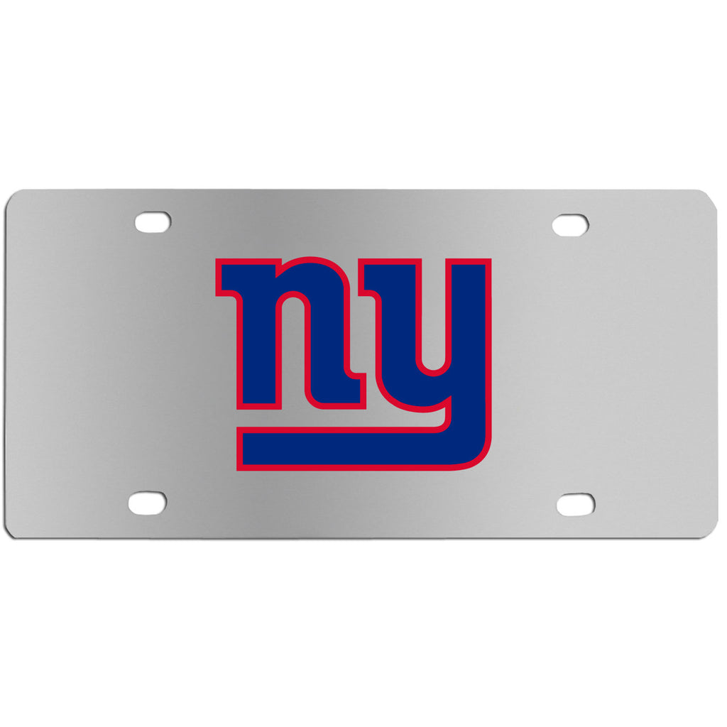 New York Giants Steel License Plate