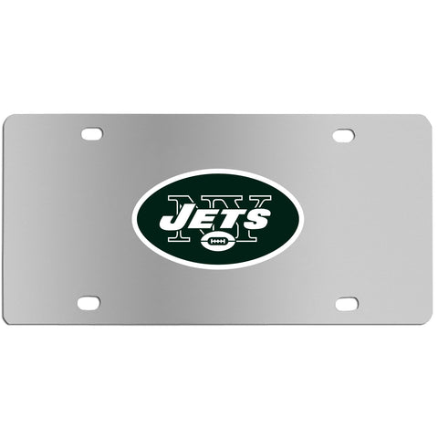New York Jets   Steel License Plate Wall Plaque 