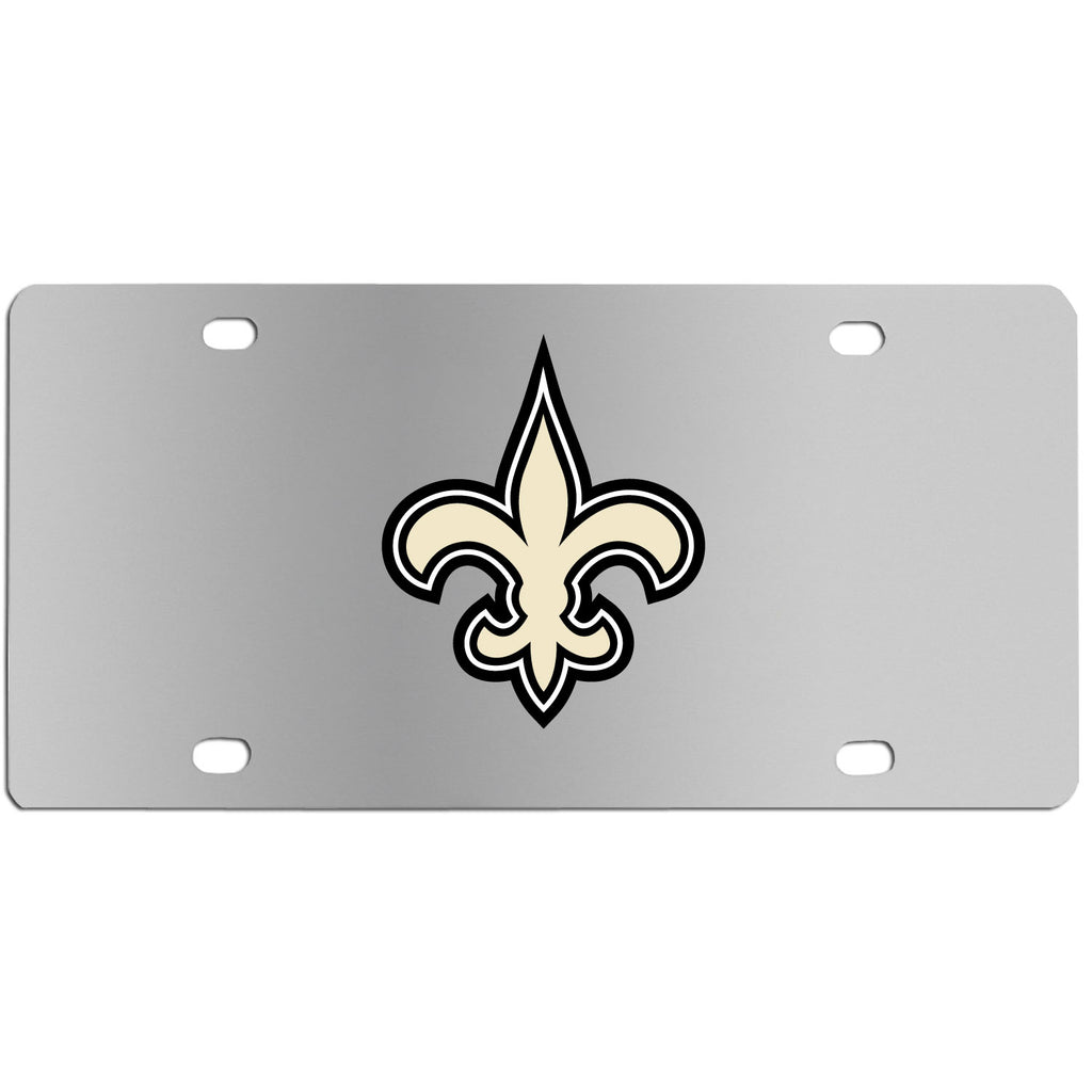 New Orleans Saints Steel License Plate