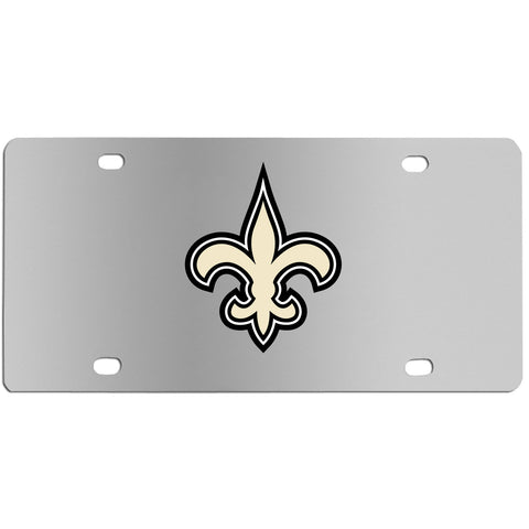 New Orleans Saints   Steel License Plate Wall Plaque 