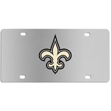 New Orleans Saints Steel License Plate