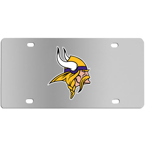 Minnesota Vikings Steel License Plate - Wall Plaque