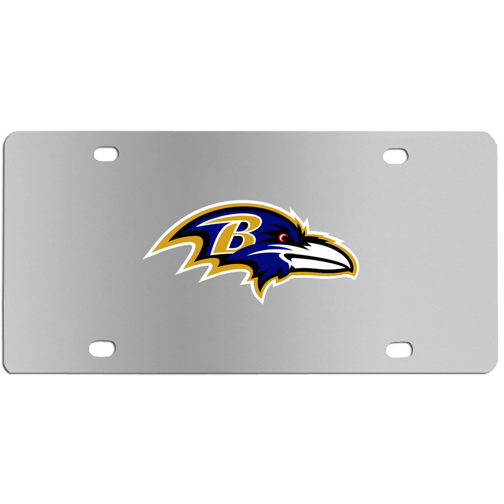 Baltimore Ravens Steel License Plate