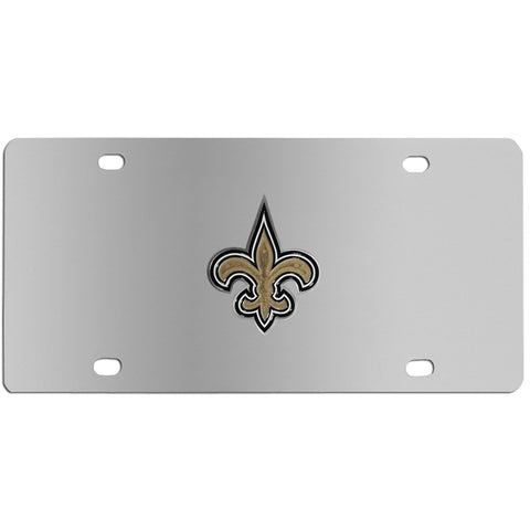 New Orleans Saints Steel License Plate