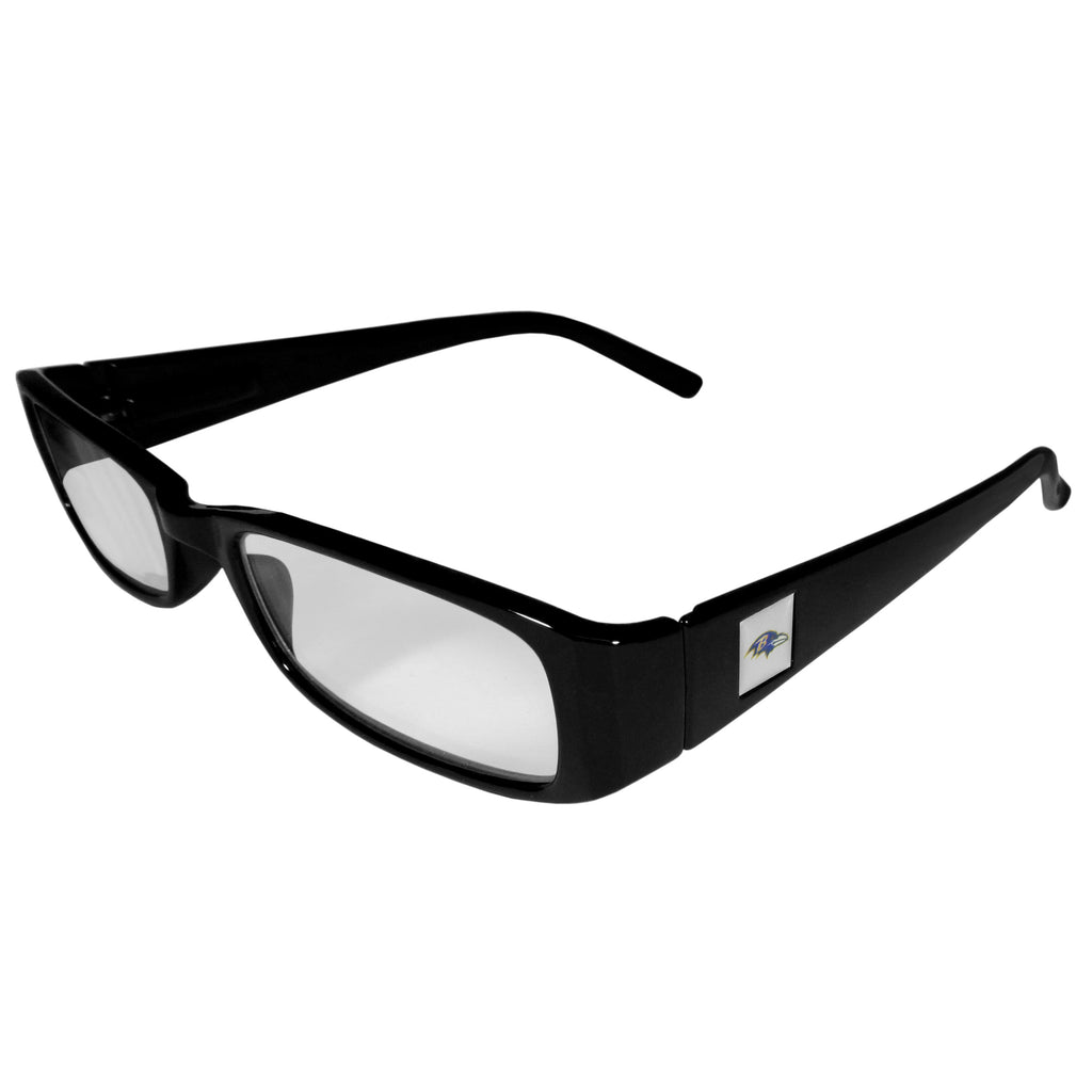 Baltimore Ravens Black Reading Glasses