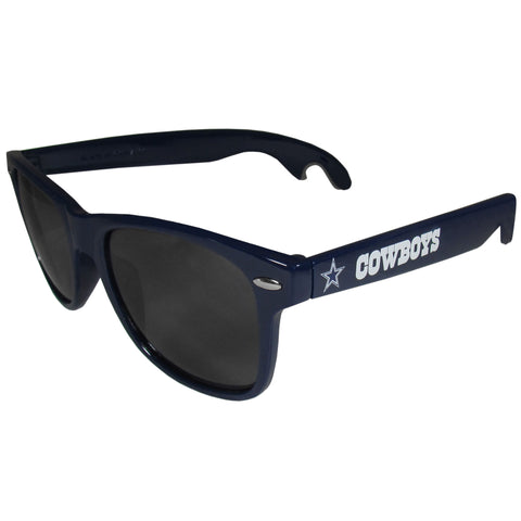 Dallas Cowboys Beachfarer Bottle Opener Sunglasses -  Dark Blue
