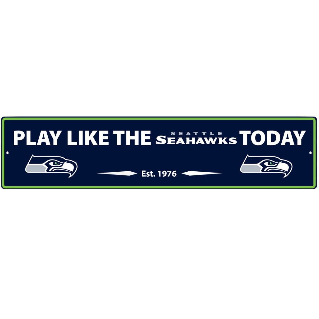 Seattle Seahawks Street Sign Wall Plaque