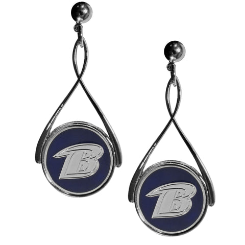 Baltimore Ravens Tear Drop Earrings