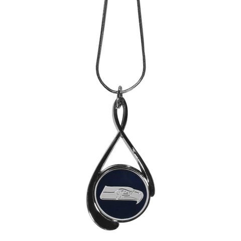 Seattle Seahawks Tear Drop Necklace