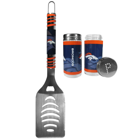 Denver Broncos   Tailgater Spatula and Salt and Pepper Shakers 
