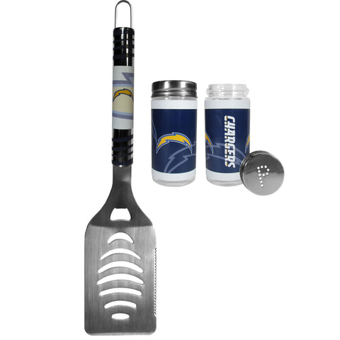 Los Angeles Chargers   Tailgater Spatula and Salt and Pepper Shakers 