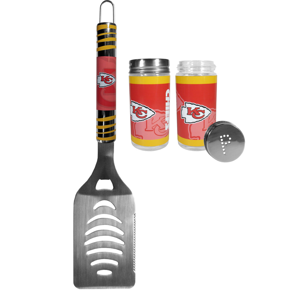 Kansas City Chiefs   Tailgater Spatula and Salt and Pepper Shakers 