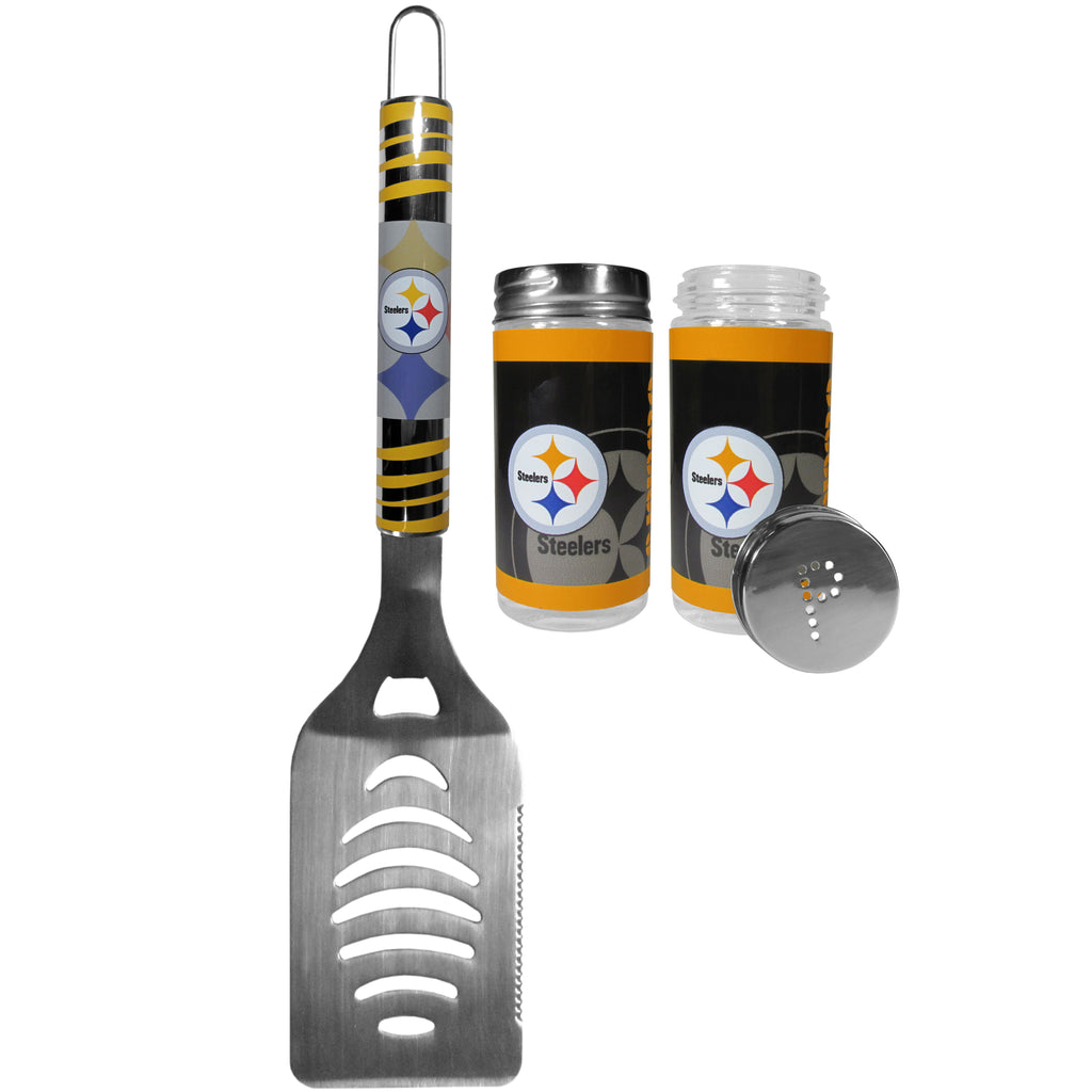 Pittsburgh Steelers   Tailgater Spatula and Salt and Pepper Shakers 