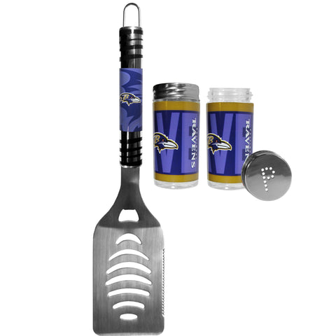 Baltimore Ravens   Tailgater Spatula and Salt and Pepper Shakers 