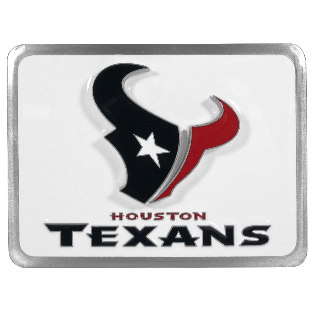 Houston Texans Hitch Cover Class II and Class III Metal Plugs