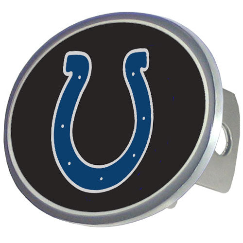 Indianapolis Colts   Oval Metal Hitch Cover Class II and III 