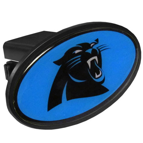 Carolina Panthers Plastic Class III Hitch Cover - Std