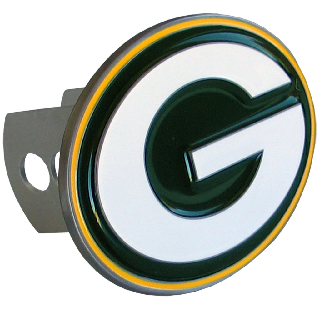 Green Bay Packers Large Hitch Cover Class II and Class III Metal Plugs