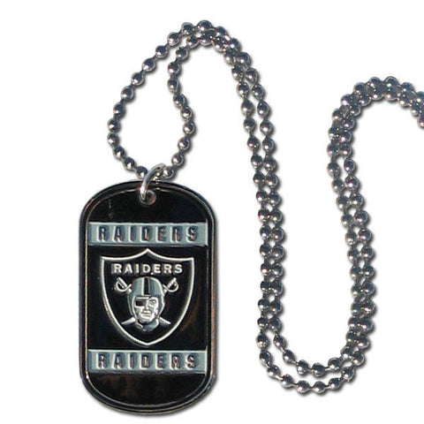 Oakland Raiders Tag Necklace