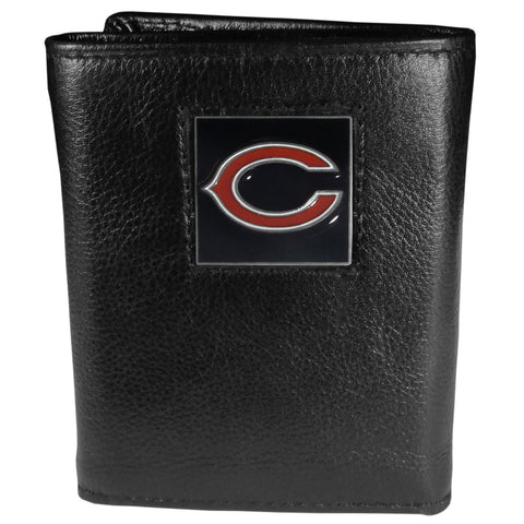 Chicago Bears Leather Trifold Wallet