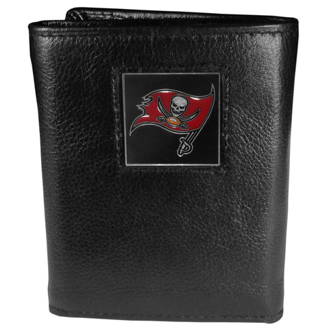 Tampa Bay Buccaneers   Leather Tri fold Wallet 