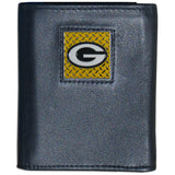Green Bay Packers Gridiron Leather Trifold Wallet