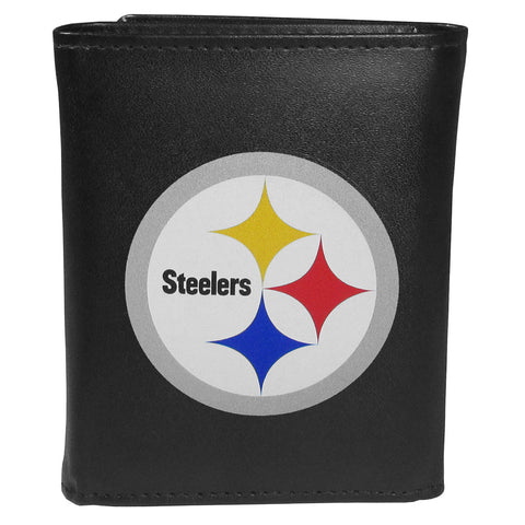 Pittsburgh Steelers Trifold Wallet - Large Logo