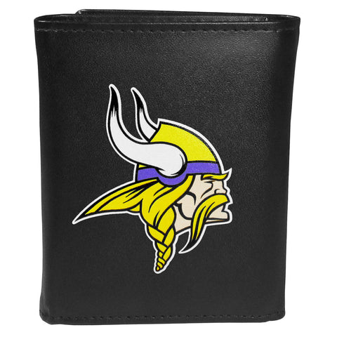 Minnesota Vikings   Tri fold Wallet Large Logo 