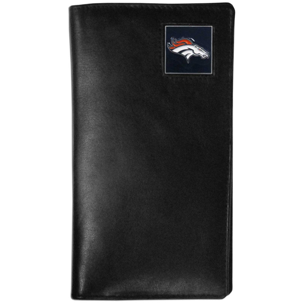 Denver Broncos Leather Tall Wallet
