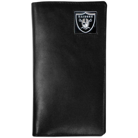 Oakland Raiders Leather Tall Wallet