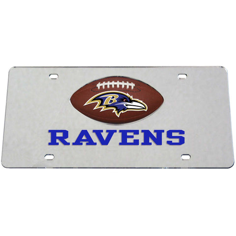 Baltimore Ravens Mirrored License Plate