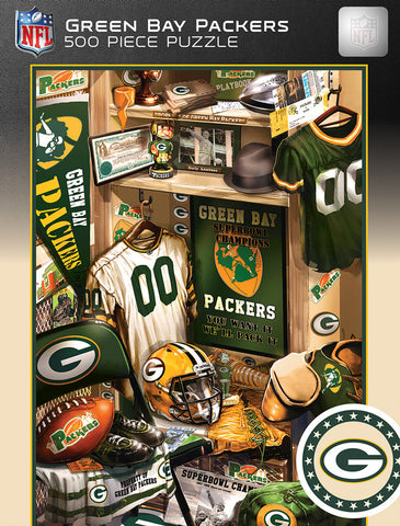 Green Bay Packers s Puzzle 500 Piece Locker Room