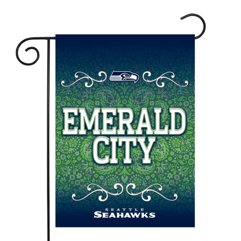 Seattle Seahawks Garden Flag