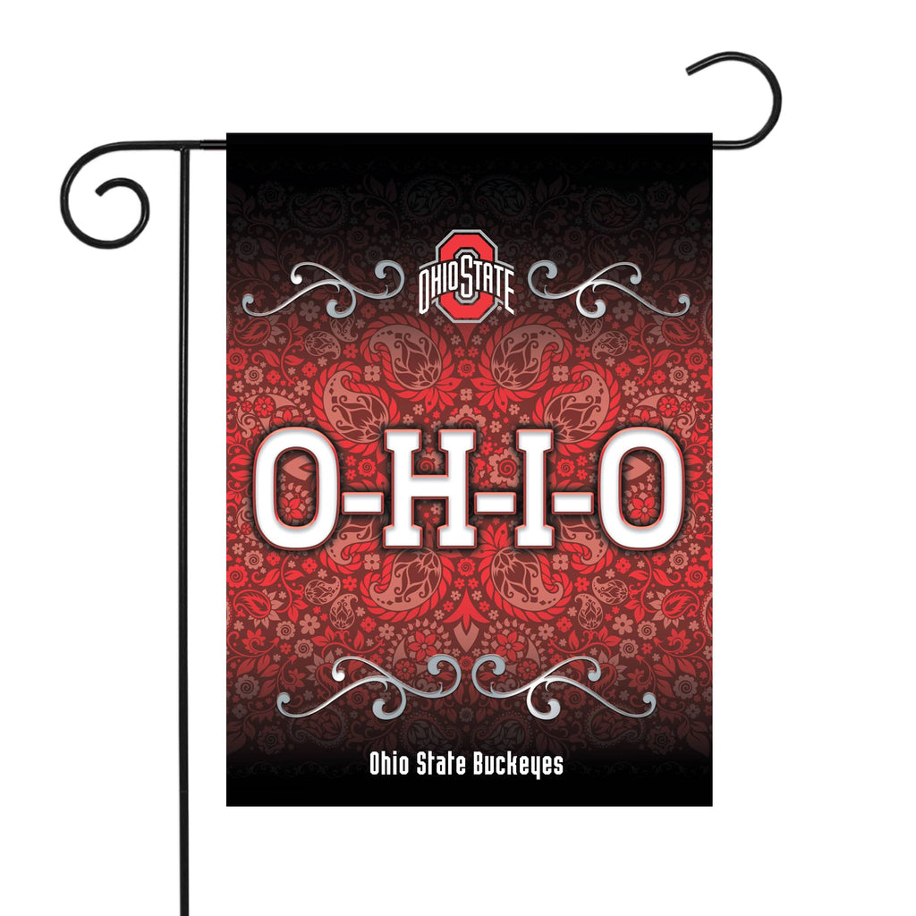 Ohio State Buckeyes Garden Flag