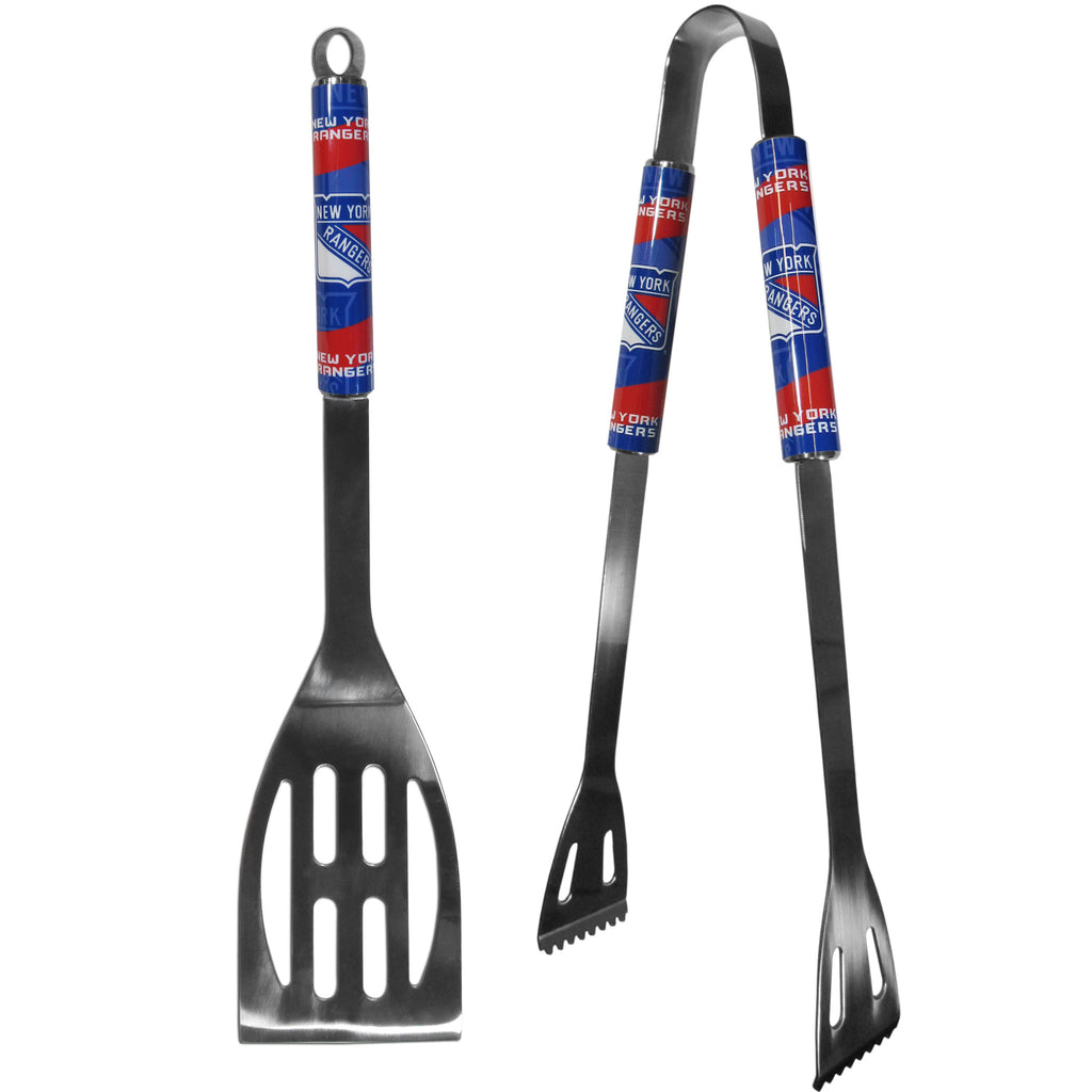 New York Rangers® 2 pc Steel BBQ Tool Set