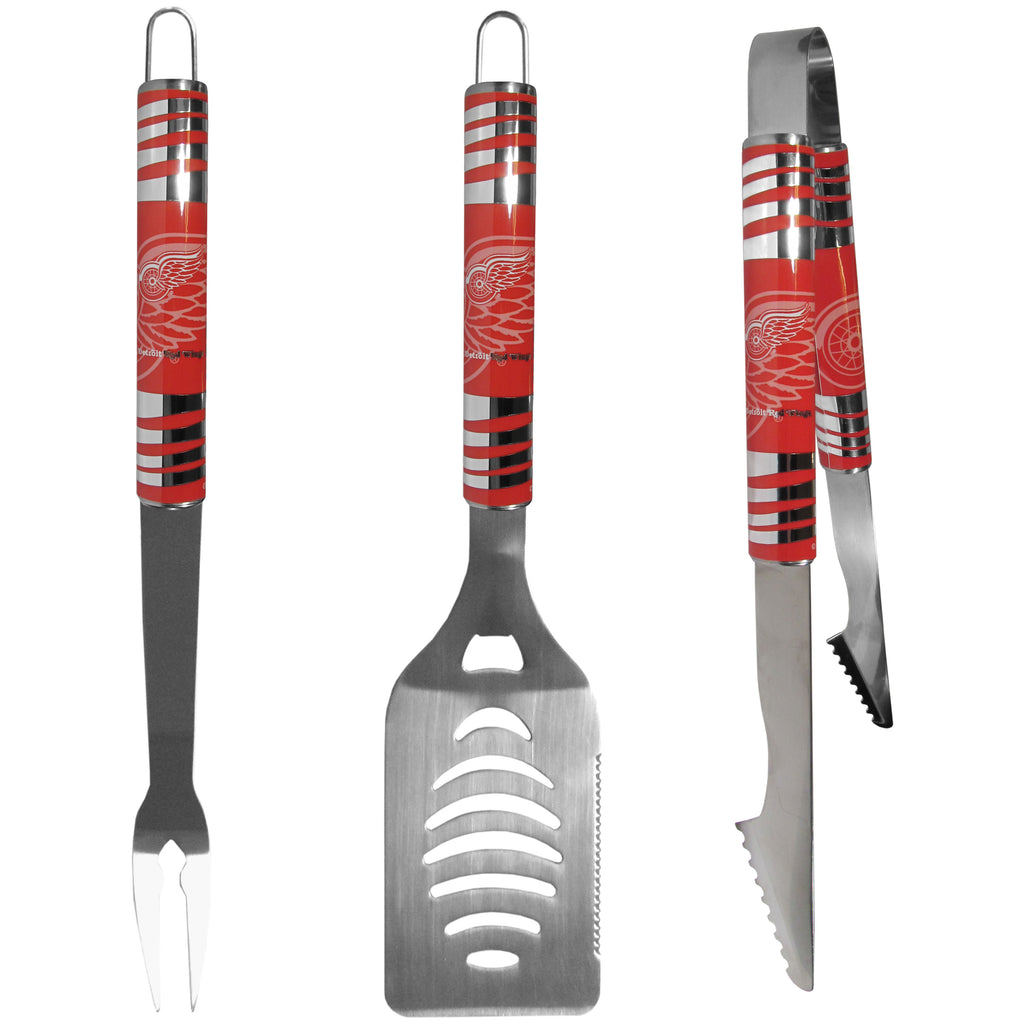 Detroit Red Wings   3 pc Tailgater BBQ Set 