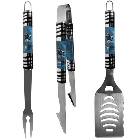 San Jose Sharks   3 pc Tailgater BBQ Set 