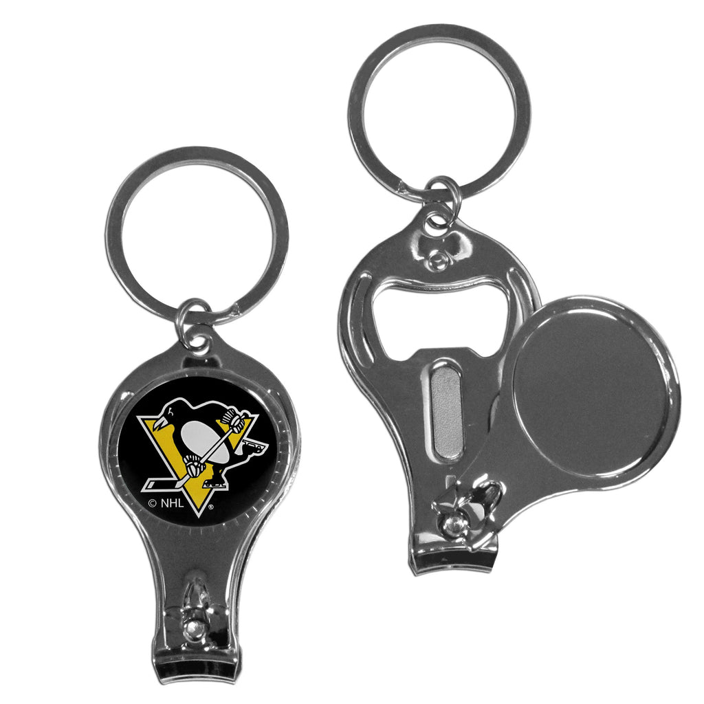 Pittsburgh Penguins® Nail Care/Bottle Opener Key Chain