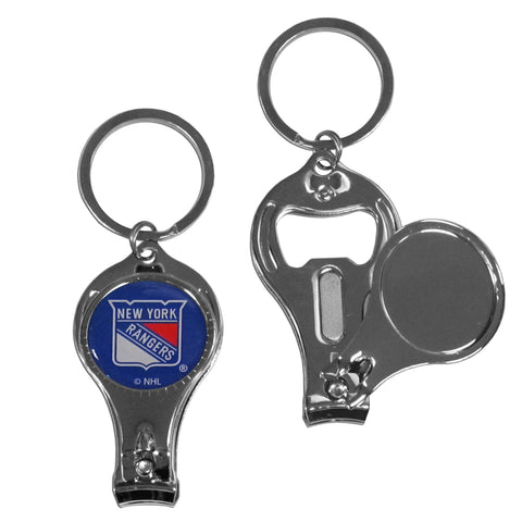 New York Rangers® Nail Care/Bottle Opener Key Chain