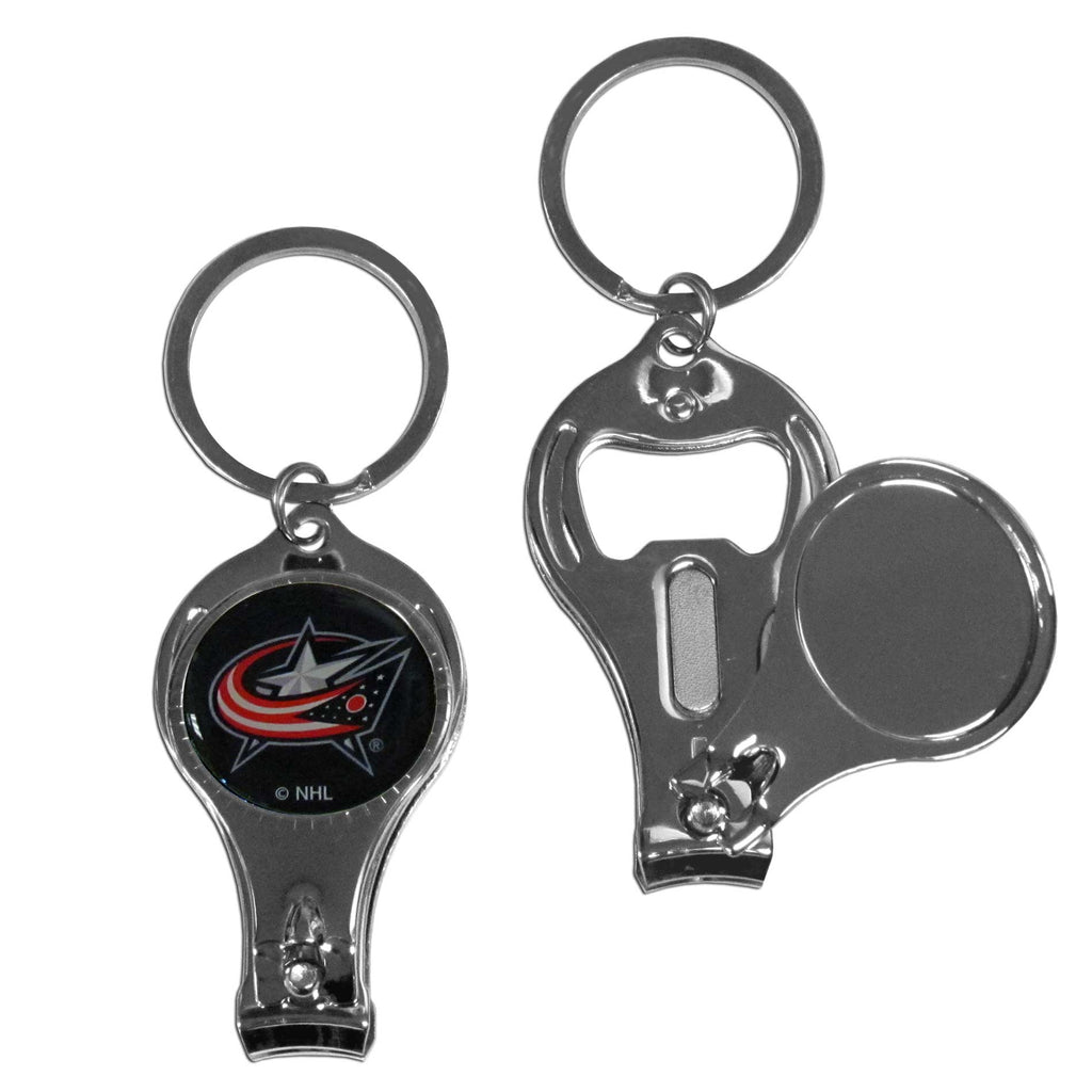 Columbus Blue Jackets® Nail Care/Bottle Opener Key Chain