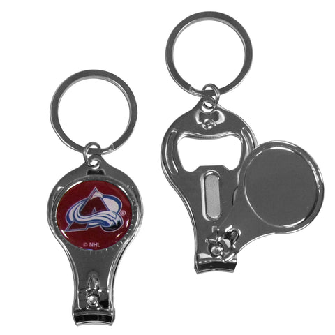 Colorado Avalanche® Nail Care/Bottle Opener Key Chain