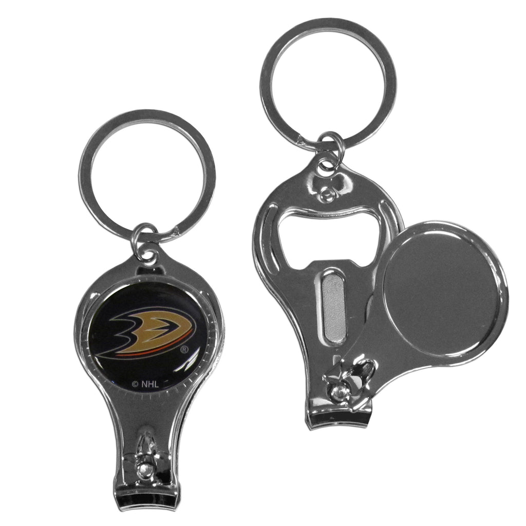 Anaheim Ducks® Nail Care/Bottle Opener Key Chain