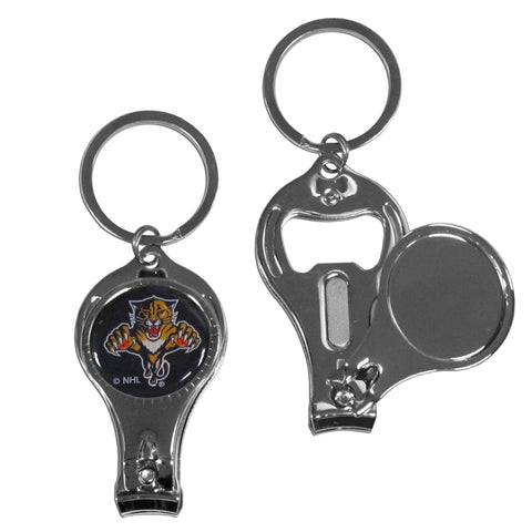 Florida Panthers® Nail Care/Bottle Opener Key Chain