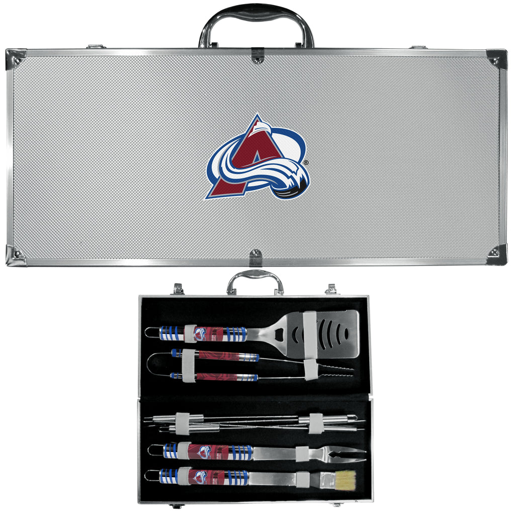 Colorado Avalanche® 8 pc BBQ Set - Tailgater