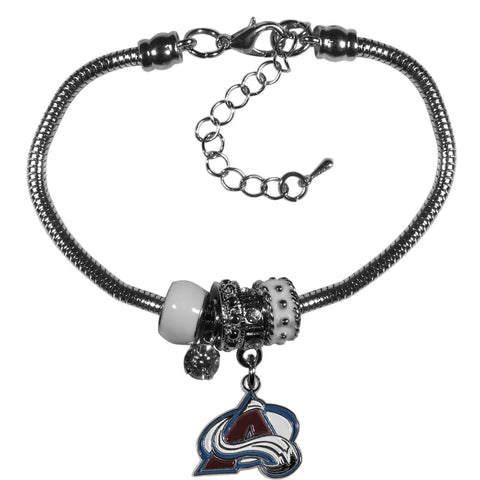 Colorado Avalanche® Euro Bead Bracelet