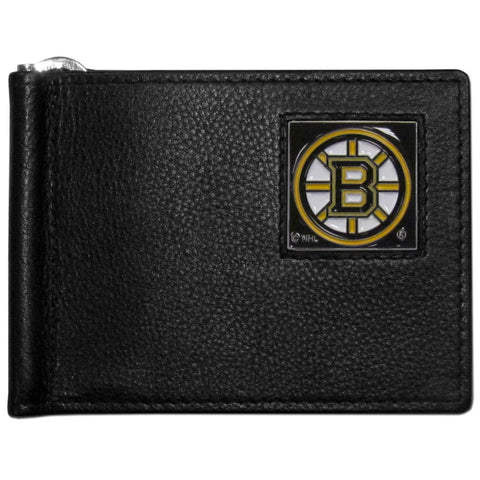 Boston Bruins   Leather Bill Clip Wallet 