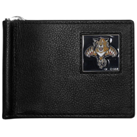 Florida Panthers   Leather Bill Clip Wallet 