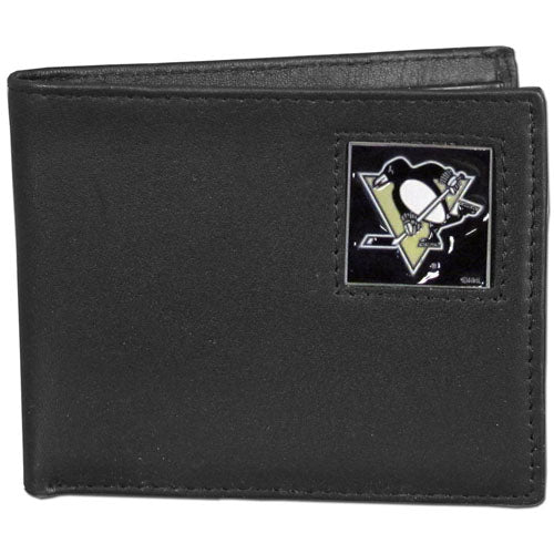 Pittsburgh Penguins® Leather Bifold Wallet - Std