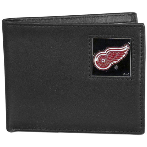 Detroit Red Wings® Leather Bifold Wallet - Std